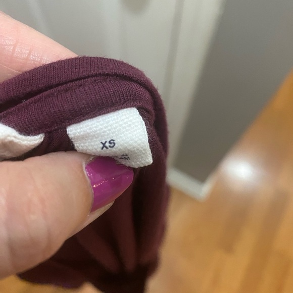 GAP Burgundy Sleeveless Relaxed Tank Top - Picture 5 of 5